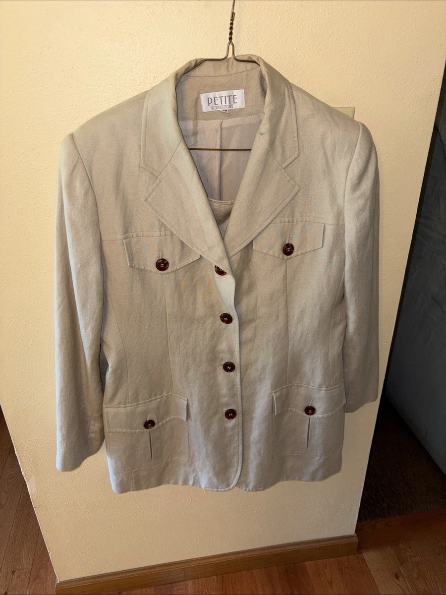 Linen Blazer Vintage Coats, Jackets & Vests for Women for sale | eBay