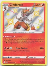 Cinderace SV017/SV122 Shiny Rare Shining Fates Shiny Vault Pokemon Near Mint on eBay