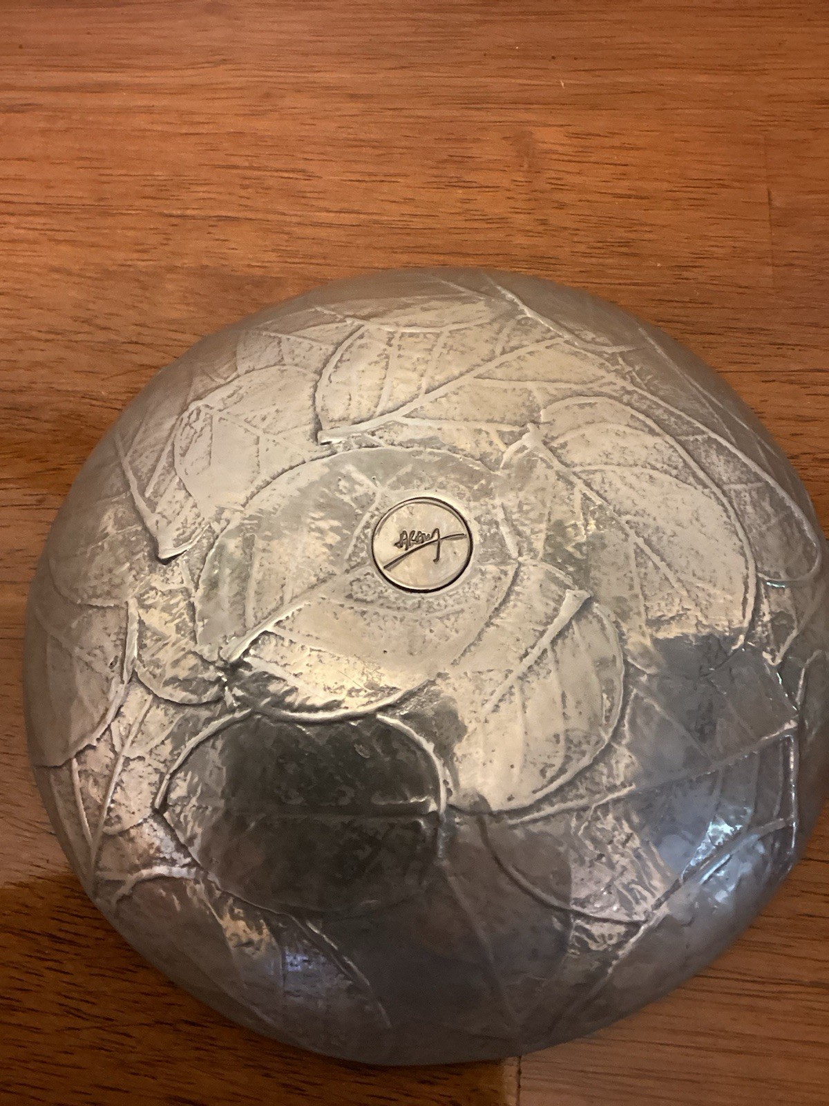 Ginkgo Forest Leaf Imprinted Micheal Aram Botanical Plate