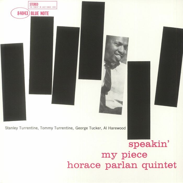 HORACE PARLAN QUINTET - Speakin' My Piece (remastered) - 180 gram vinyl LP