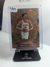 2024-25 Panini Obsidian Dyson Daniels #106 Electric Etch Bronze Flood /99