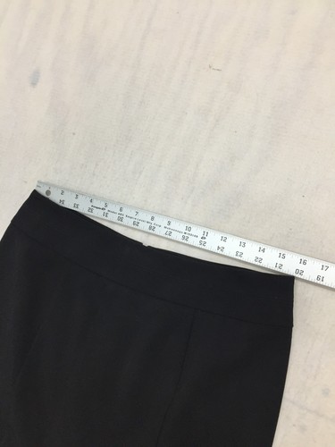 George Skirt Womens 8 Black Lined Split Back - Picture 6 of 12