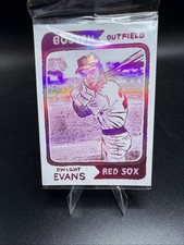 Dwight Evans 2025 Topps Shoebox Treasures Andy Friedman #54 Bubblegum Foil