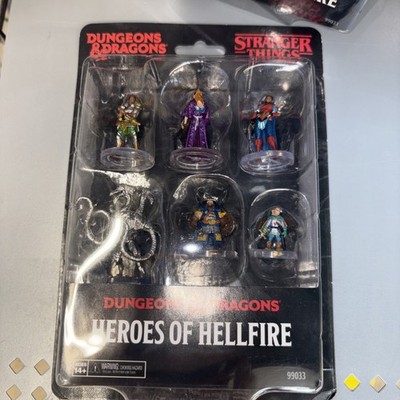 Stranger Things Dungeons & Dragons Heroes of Hellfire 6 Figure Set - Brand New