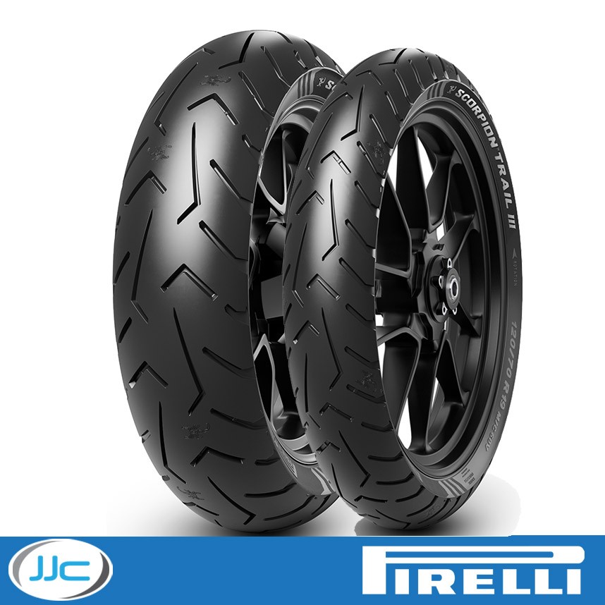 1 x 110/80 R19 59V TL (Front) Pirelli Scorpion Trail III Motorbike Tyre 1108019