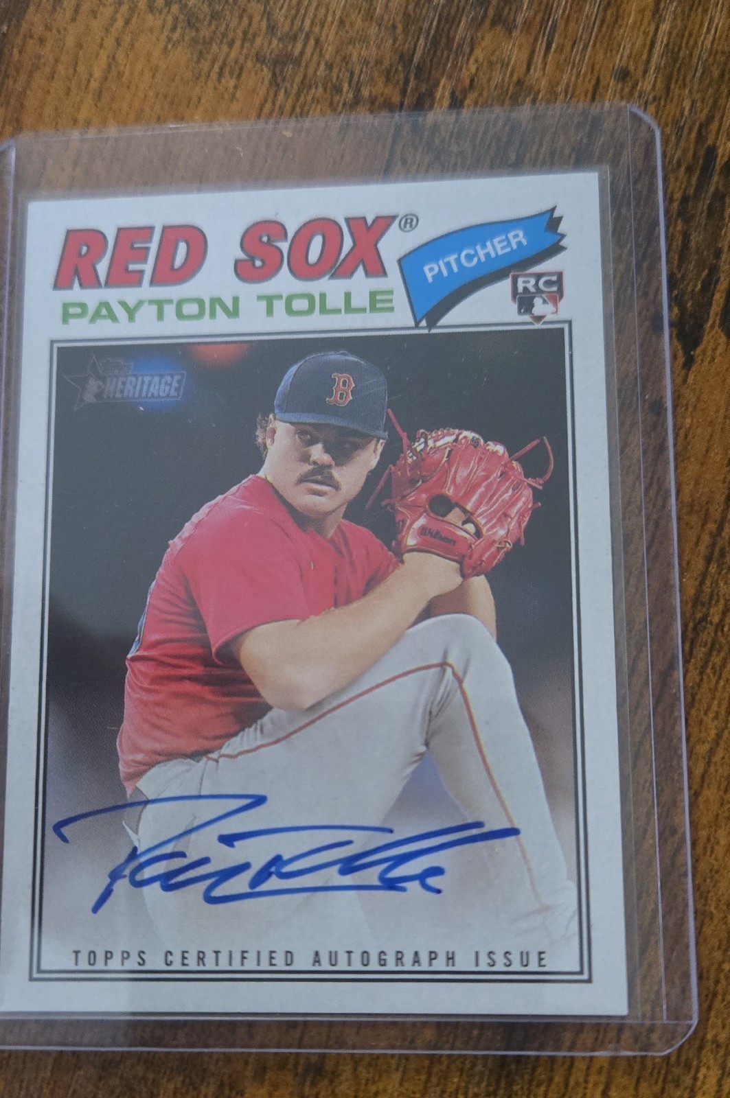 2026 Topps Heritage - Real One Autographs Payton Tolle #ROA-PT (AU, RC)