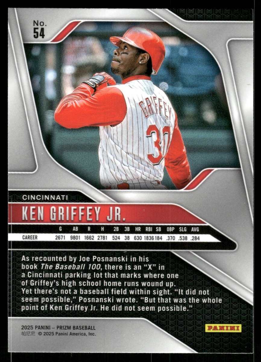 2025 Panini Prizm #54 Ken Griffey Jr. | eBay