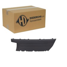 DIEDERICHS BLENDE SCHWARZ RAU STOßSTANGE VORNE LINKS passend für PEUGEOT 308