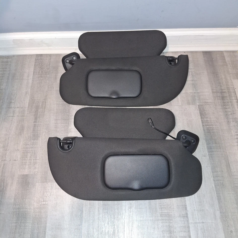 2007-2014 OEM FORD EXPEDITION NAVIGATOR Black Driver & Passenger Side Sun Visors - Image 3 of 4