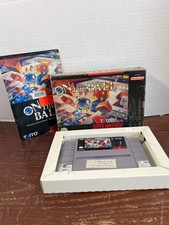 On The Ball Super Nintendo Game Cartridge Complete With Box & Manual Tested