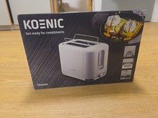 KOENIC KTO 2210 W Toaster Weiß 870 Watt Schlitze: 2