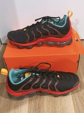 Nike Air VaporMax Plus Men's Stained Glass Sneakers Black/Red size US 11.5