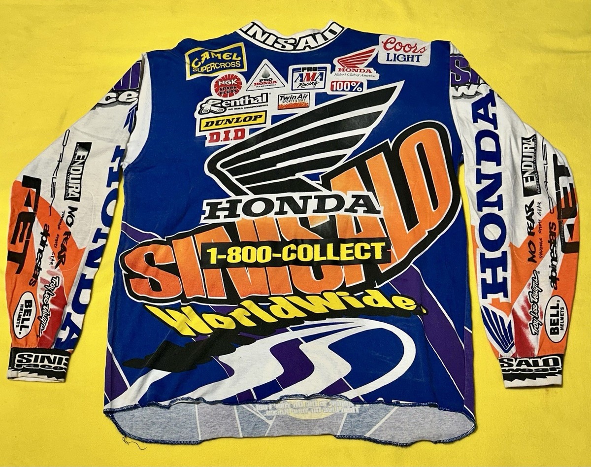 1994 JEREMY MCGRATH ERA SINISALO PANTS 34 & JERSEY LG HONDA