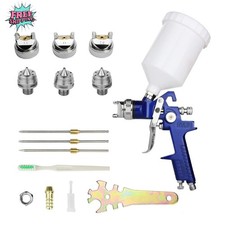 Hvlp Spray Gun Kit 600cc Cup 1.4 1.7 2.0mm Nozzles Free Shipping
