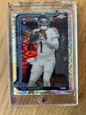 Topps 2025 Chrome Pulsar Rookie Cam Ward #314 Tennessee Titans Football Card