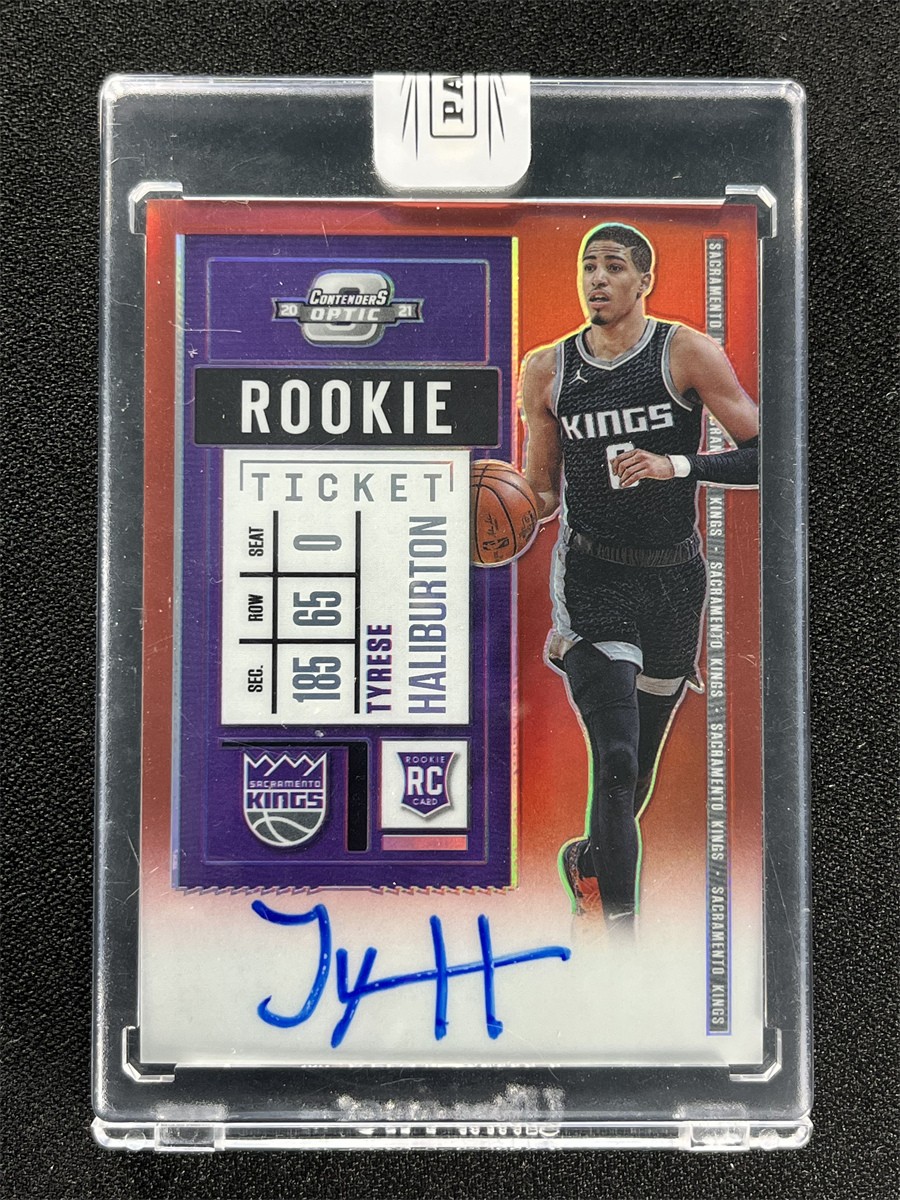 2020-21 Contenders Optic Tyrese Haliburton #125 RC Rookie Ticket Auto Red /149