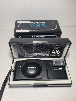 Olympus XA2 - A16 Blitz - Optisch neuwertig - in OVP - mit Anleitung