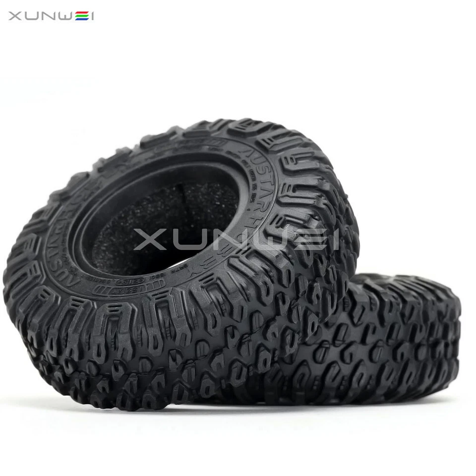 1.55" 85×20mm Soft Rubber Tire Tyre For RC Crawler Truck TF2 Tamiya CC01 LC70 MN - Image 3 of 4