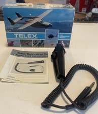 Vintage TELEX Model 500T Electret Pilot Microphone In Box