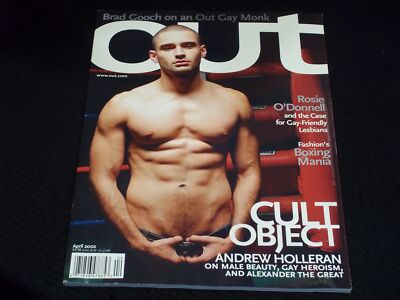 2002 APRIL OUT MAGAZINE - ANDREW HOLLERAN FRONT COVER - H 5774
