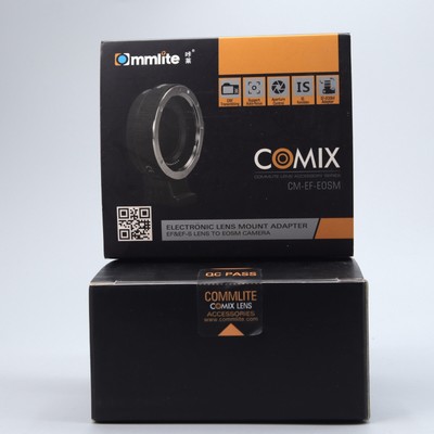 Commlite COMIX Electronic Lens Mount Adapter CM-EF to EOSM Camera