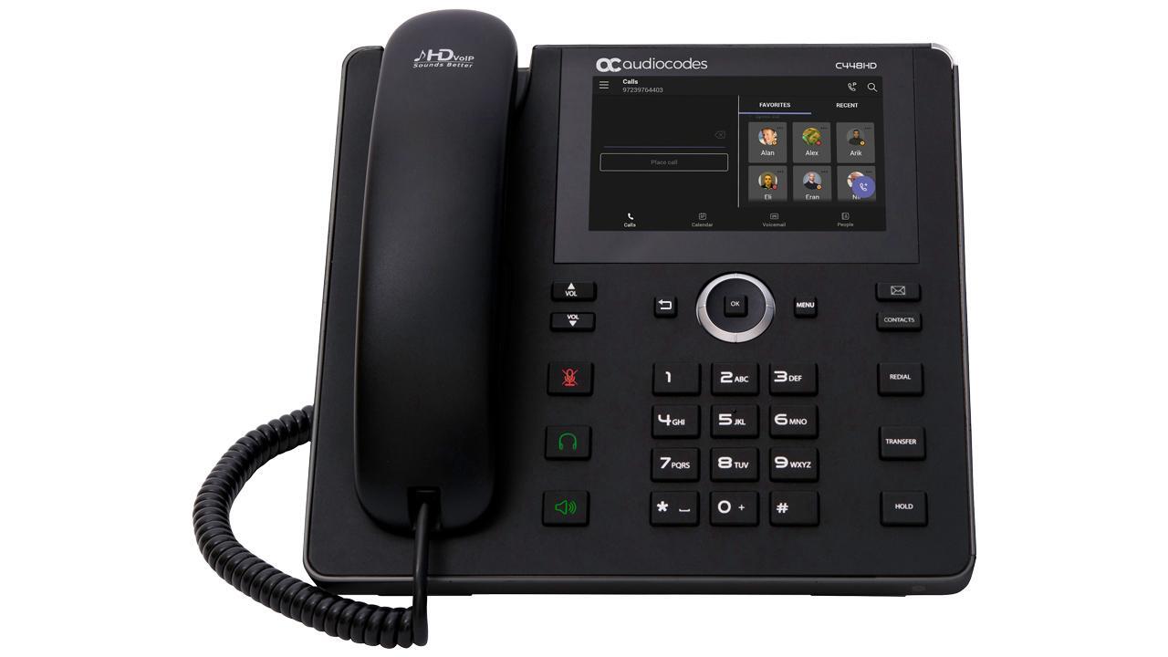 Specifiche AudioCodes C448HD Teams IP Phone GbE PoE + PSU Black
