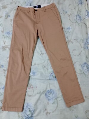 Hollister Skinny Chino Epic Flex Men's Khaki Pants W31 x L30