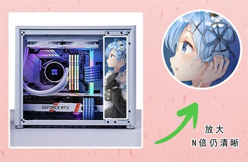 Nuevo tablero de luz de anime hágalo usted mismo para PC instalado a medida estuche de computadora decoración - Imagen 18 de 32