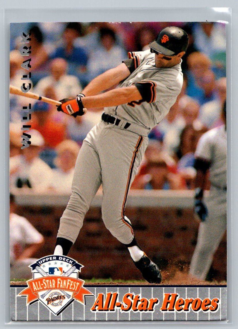1992 Upper Deck All-Star FanFest #18 Will Clark NR/MT