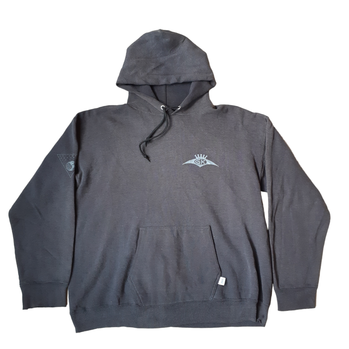 Vintage GRIND KING Skateboard Truck Hoodie Pullover Sweatshirt XL 