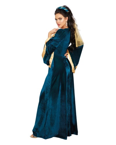 Adult's Womens Medieval Maiden Renaissance Princess Costume - 第 2/3 張圖片