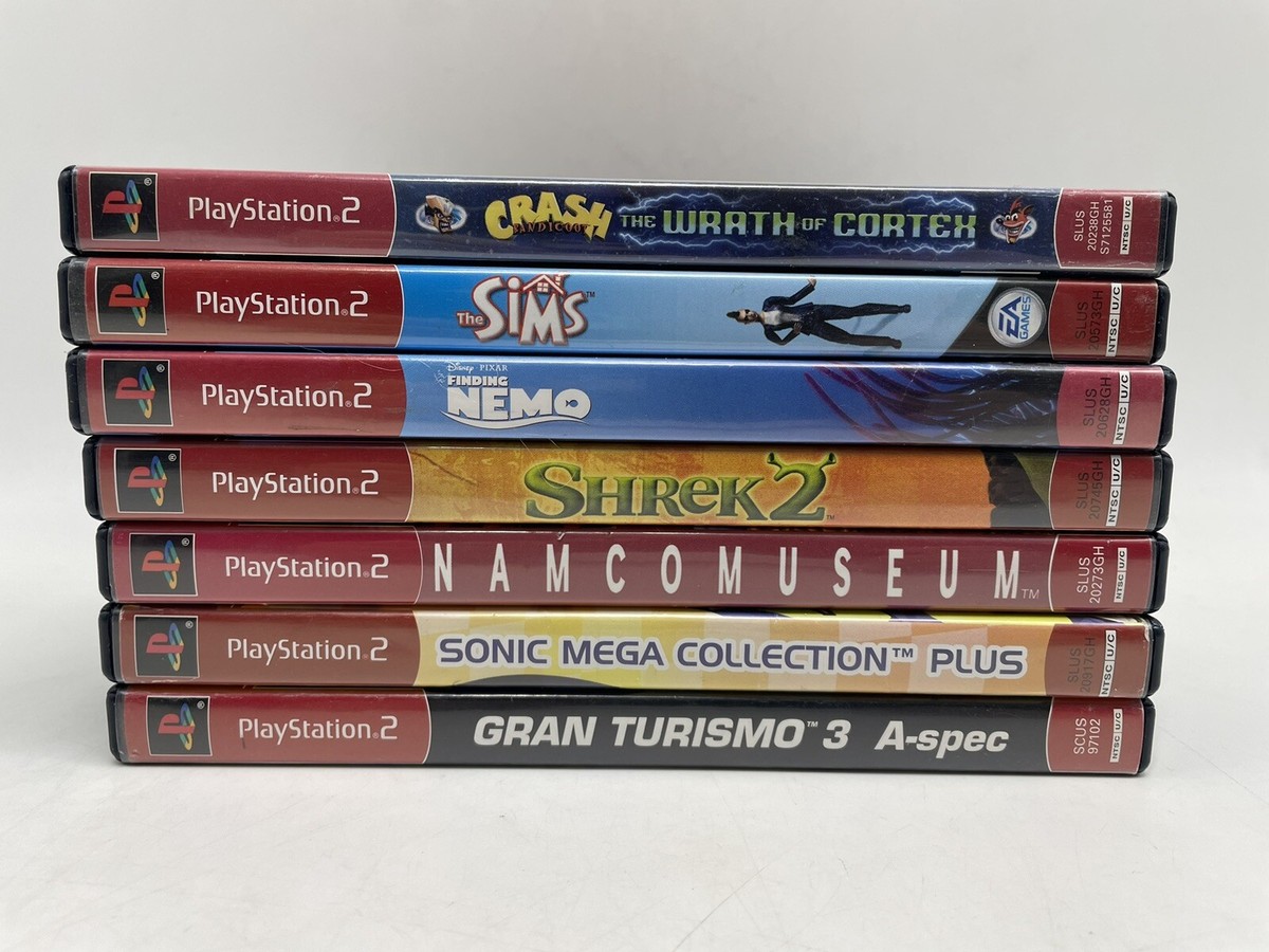 PlayStation 2 Greatest Hits Lot (Crash, Sims, Nemo, Shrek, Sonic