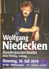 NIEDECKEN - BAP  2019 MÜNCHEN - orig. Concert Poster - Konzert Plakat - DIN A1