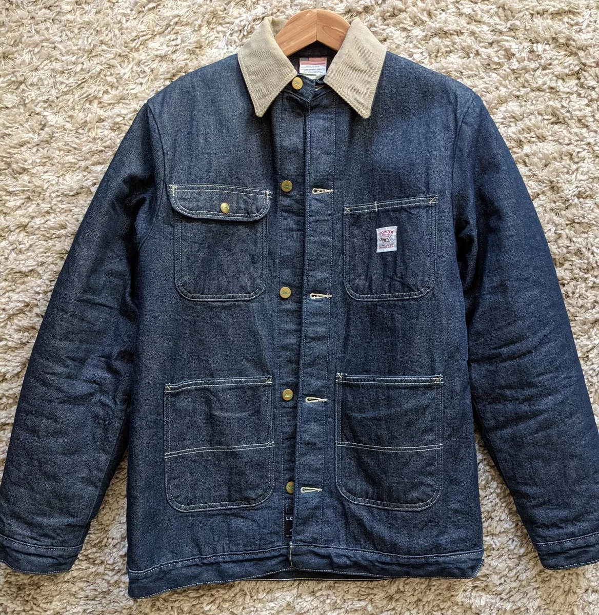 Pointer Brand Chore Coat Men's Size XL Barn Work Denim jacket John Deere 海外  即決 - スキル、知識