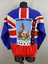 ADIDAS PULLOVER VINTAGE OLYMPIC GAMES LONDON 1908 1948 SHIRT JERSEY SIZE M