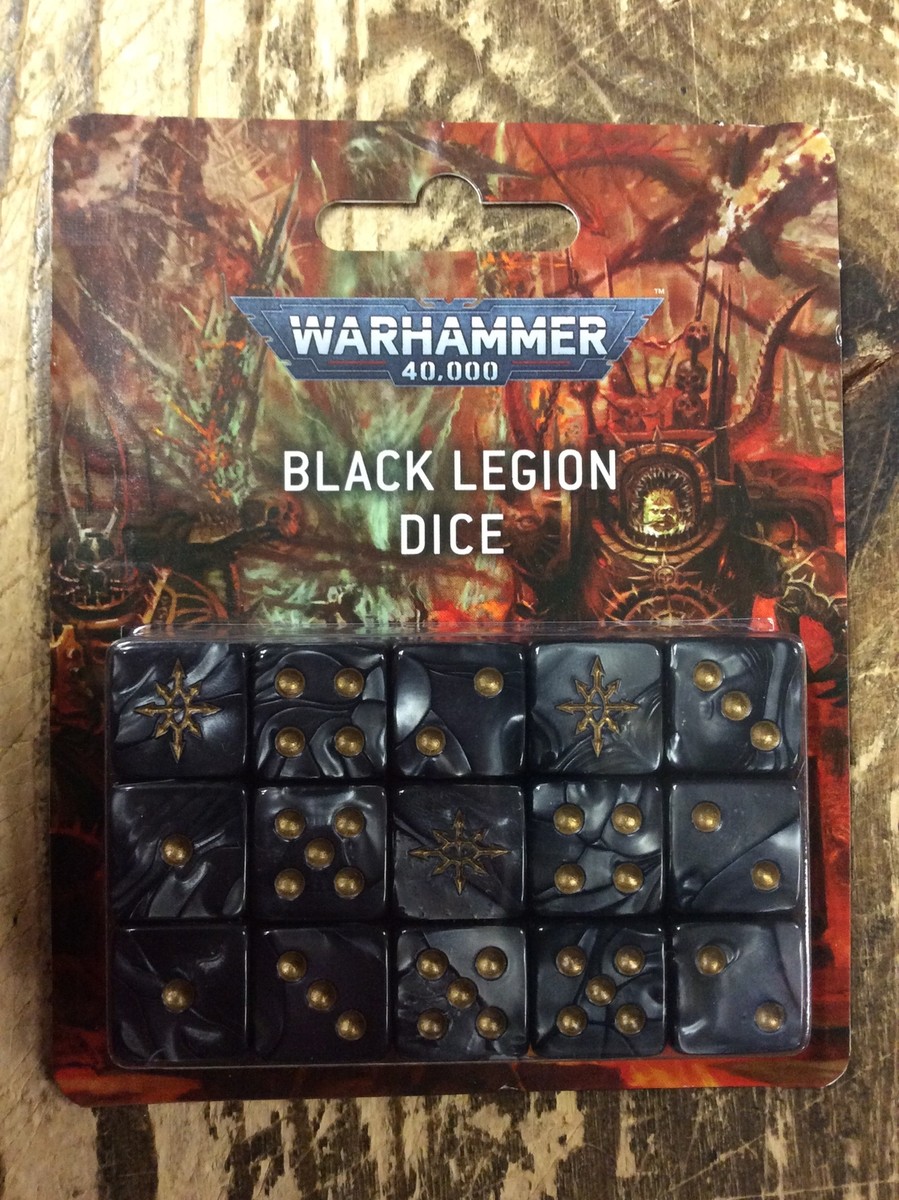 Black Legion Dice Warhammer 40k Games Workshop New | eBay