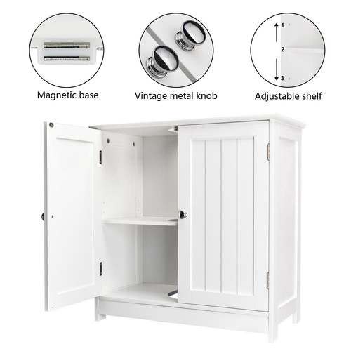 24" Bathroom Vanity Cabinet with Door Sink Bowl Cabinet Bath Organizer New - Picture 4 of 9