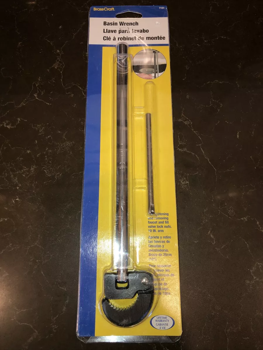 Brasscraft Basin Wrench 10 inch T151 New In Box