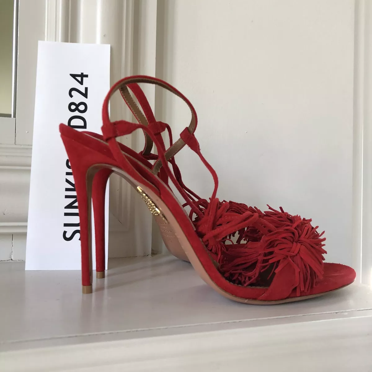 Red [Fringe] Sandals