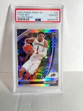 Tyler Bey 2020 Panini Prizm draft picks  RC rookie SILVER prizm PSA 10