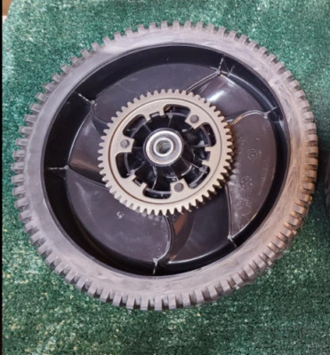1 HUSQVARNA OEM 11  HIGH WHEEL FOR ALL WHEEL DRIVE AWD MOWER 501067001 588251401