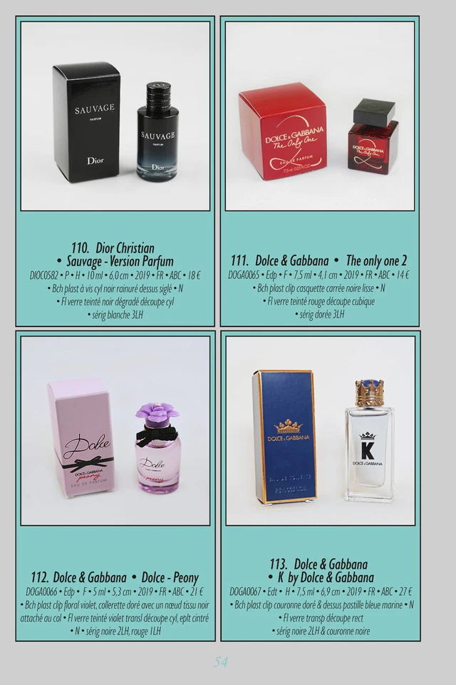 Komplettpaket Parfumminiatures / Parfum Miniatures 2019+2020+2021+2022+2023+2024 - Image 3 of 4