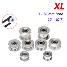 XL Timing Belt Pulleys Idler Pulleys 3-30mm Bore 12T-40T for 10mm wide Belts CNC