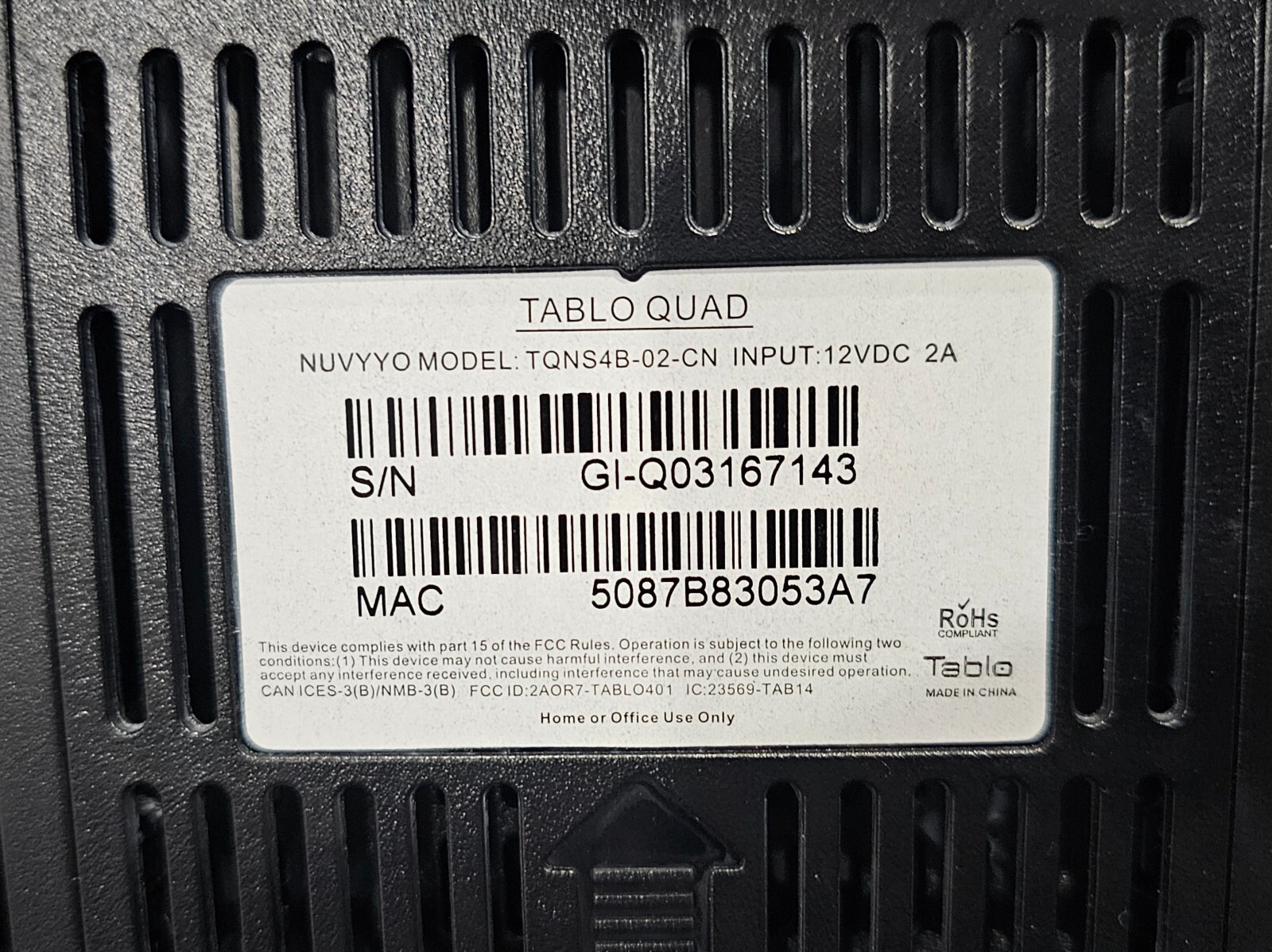 TABLO Quad OTA 4 DVR TQNS4B02CN + 5 TB Seagate Hard Drive eBay