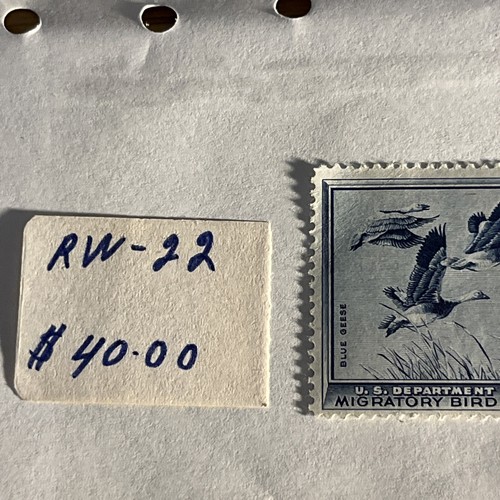 Stanley Stearns, RW 22, Bundesstempel,.1955-56, neuwertig, ""wie besehen"" guter Zustand. - Bild 11 von 12