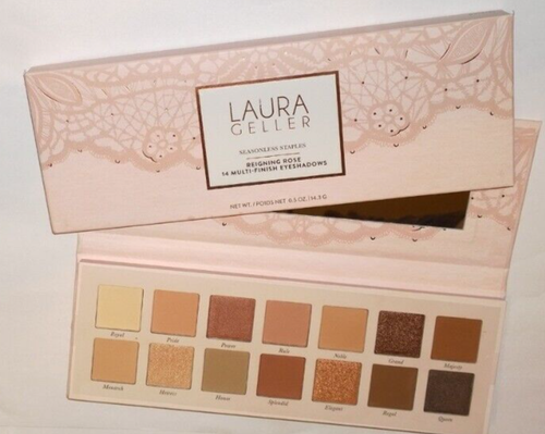 Laura Geller Eyeshadow Palette - Reigning Rose 14 Pan Palette - New in Box