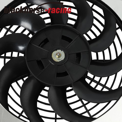 For Radiator 1992-2000 Honda Civic EG EK EX DX Del Sol Aluminum Shroud 12" Fan - Picture 8 of 10