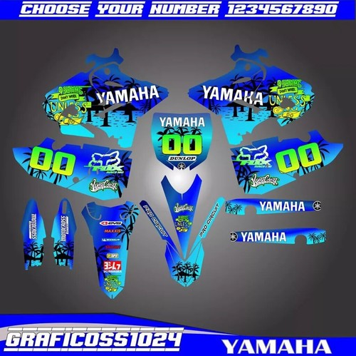 Graphics Kit for Yamaha YZ 125 250 (2015-2021) YZ125 YZ250 - 第 1/7 張圖片