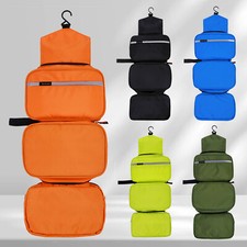 Hanging Toiletry Bag Travel Toiletry Wash Kit Make Up Hook Shower BagsrW