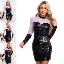 Women's Dresses Streetwear Dress Mesh Costume Anime Clubwear Color Block Party